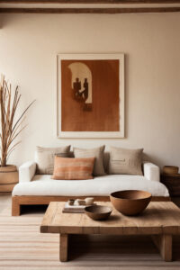 Un salón minimalisto