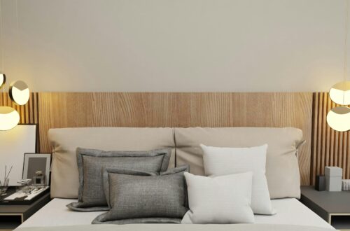 Dormitorio acogedor y moderno visualizado en diseño online antes y después